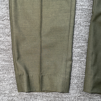 LOWKAL Tailored Utility Drawstring Trousers – Vintage Olive