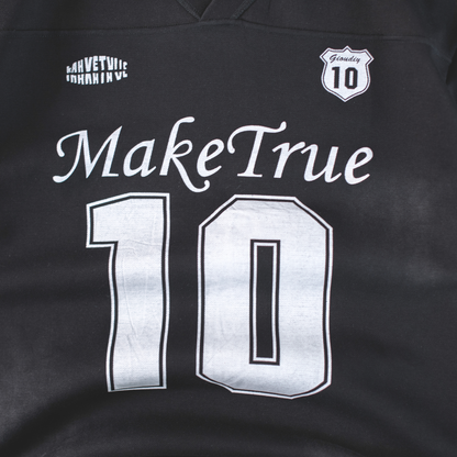 Make True No.10 Varsity V-Neck Tee