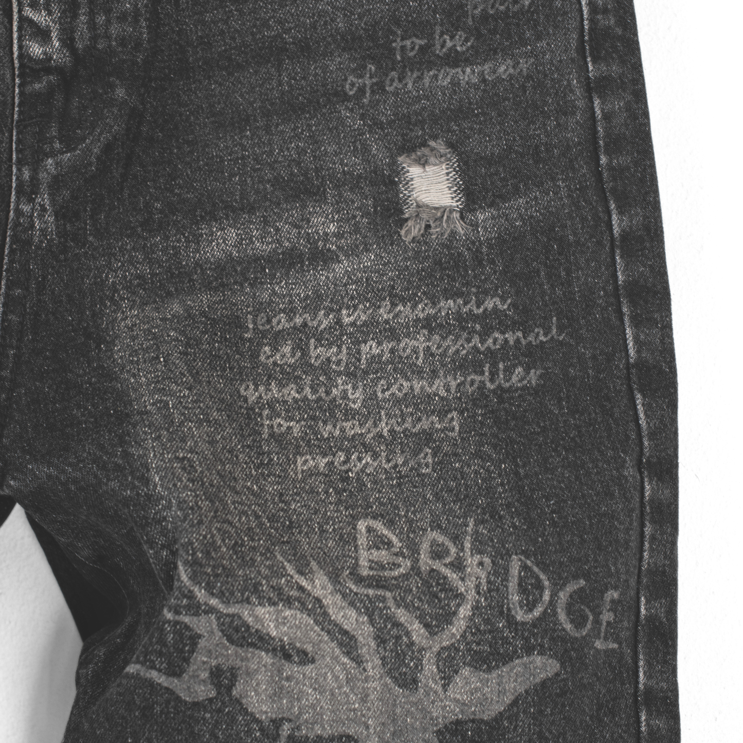 Midnight Archive Distressed Denim Shorts 13917