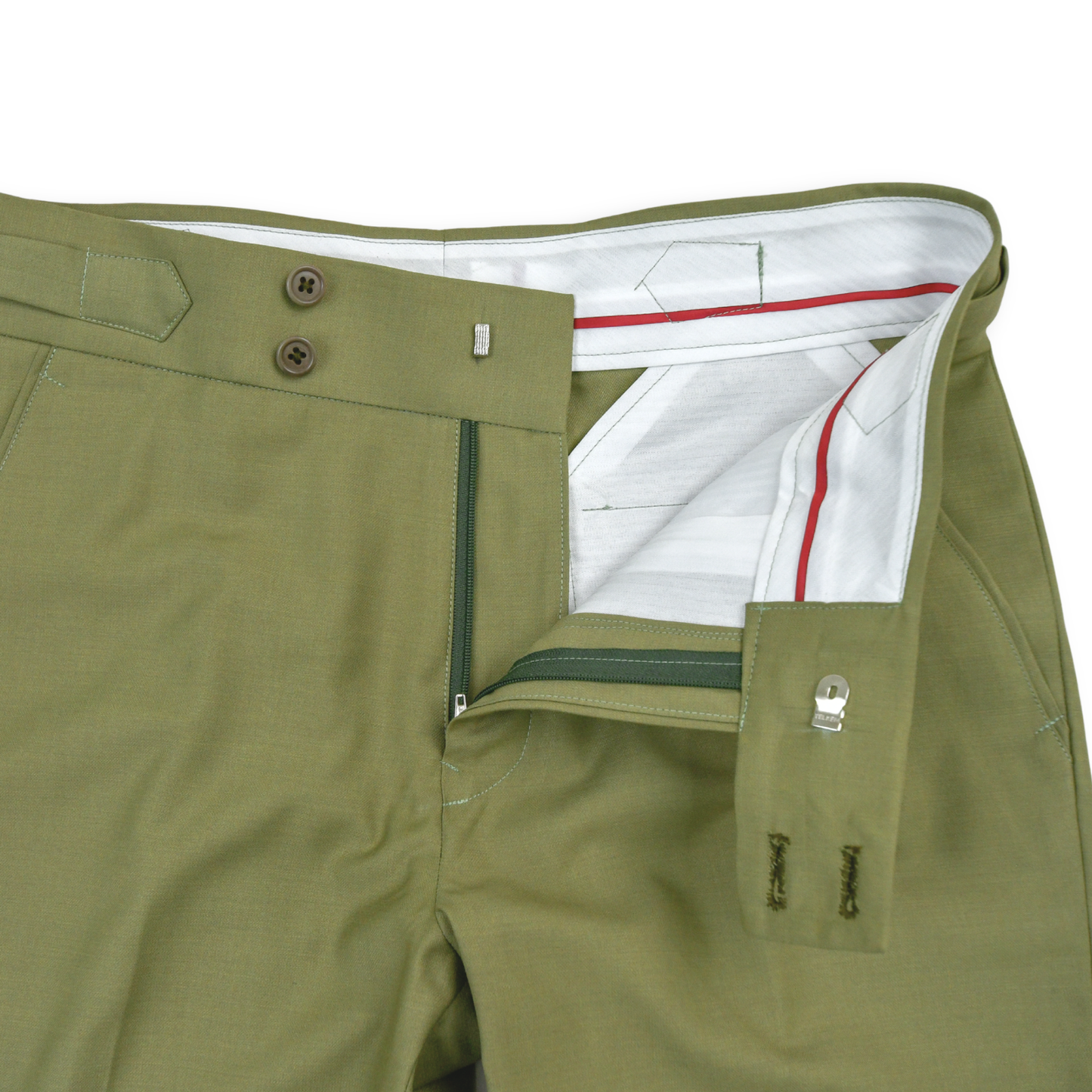 LOWKAL Tailored Utility Trouser – Vintage Olive