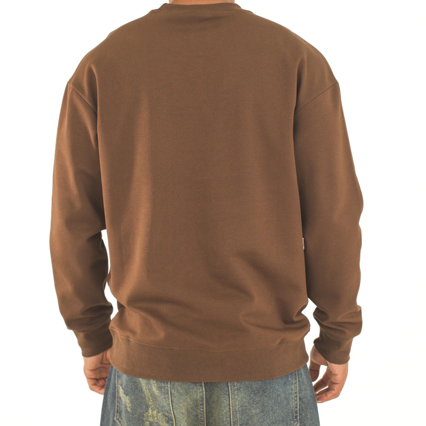 Never Say Never Studded Statement Crewneck