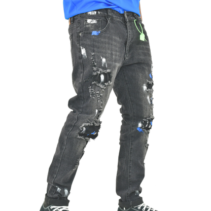 Volt Strike Rip & Splash Skinny Jean 13746