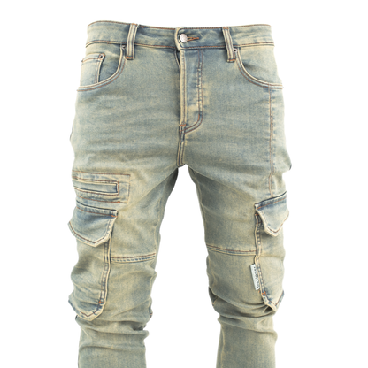 Sand Breeze Light Wash Cargo Jean SC5061