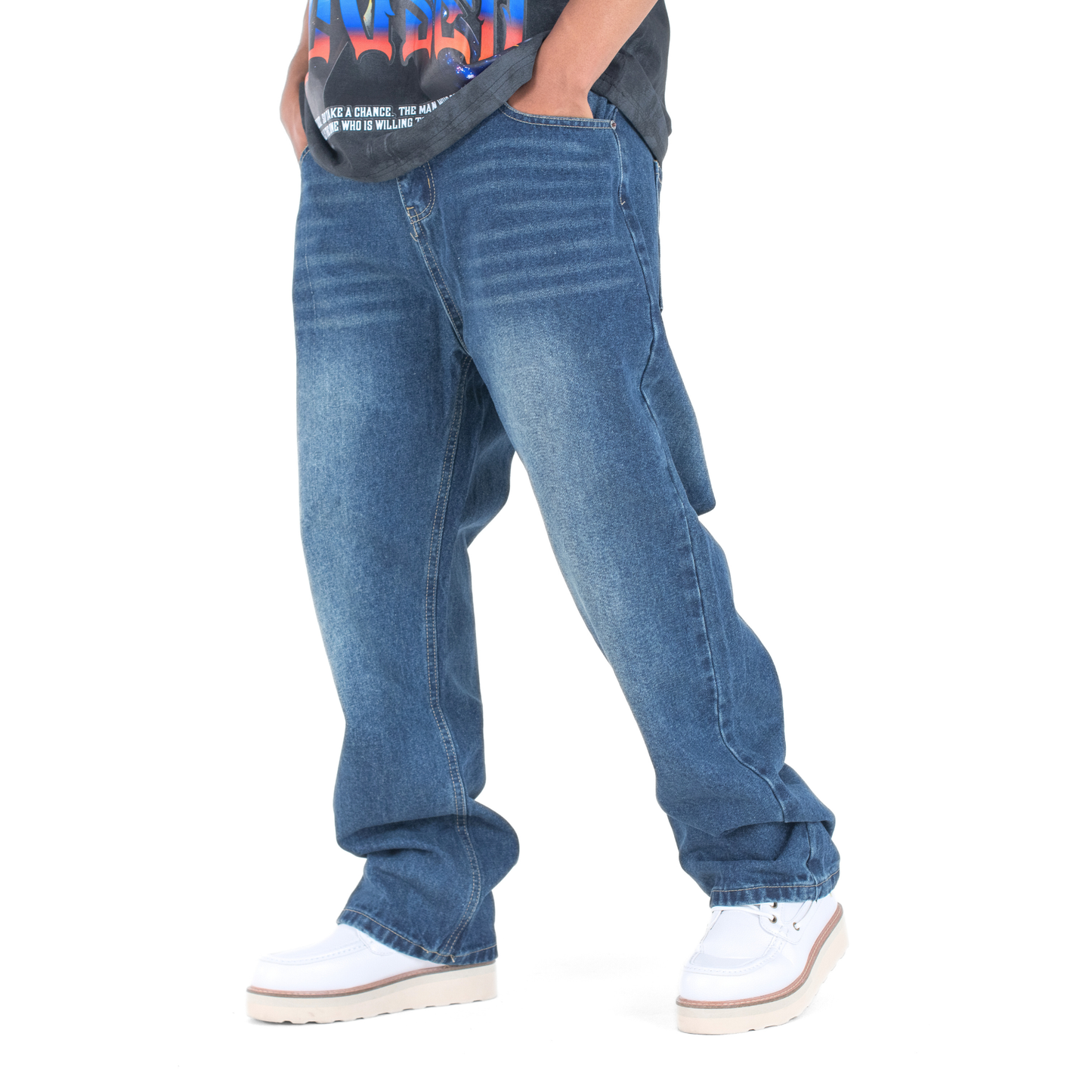 Classic Blue Ease Fit Denim