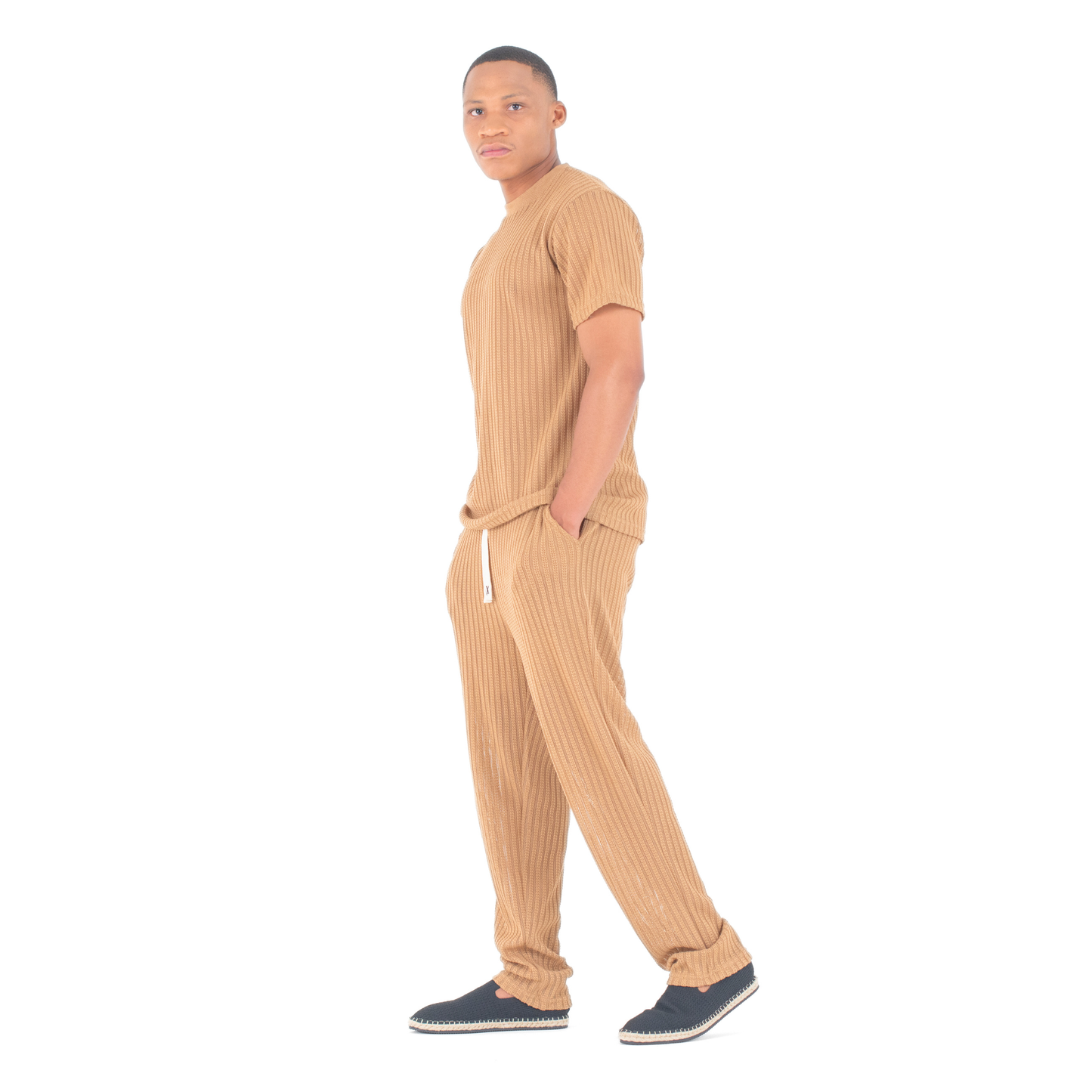 Ribbed Lounge Knit Set