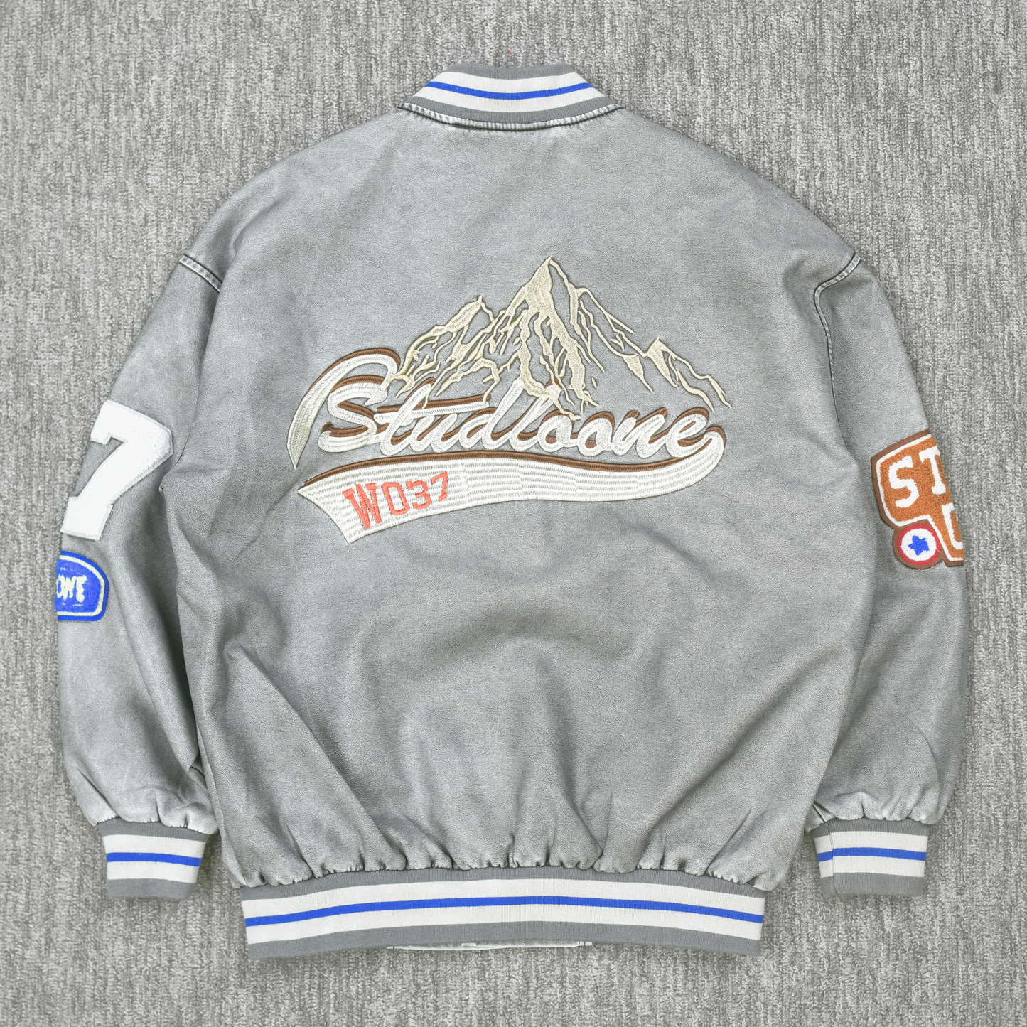 Silver Ridge Varsity Bomber Jacket