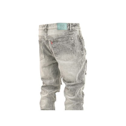 Toxic Fade Distressed Patchwork Denim