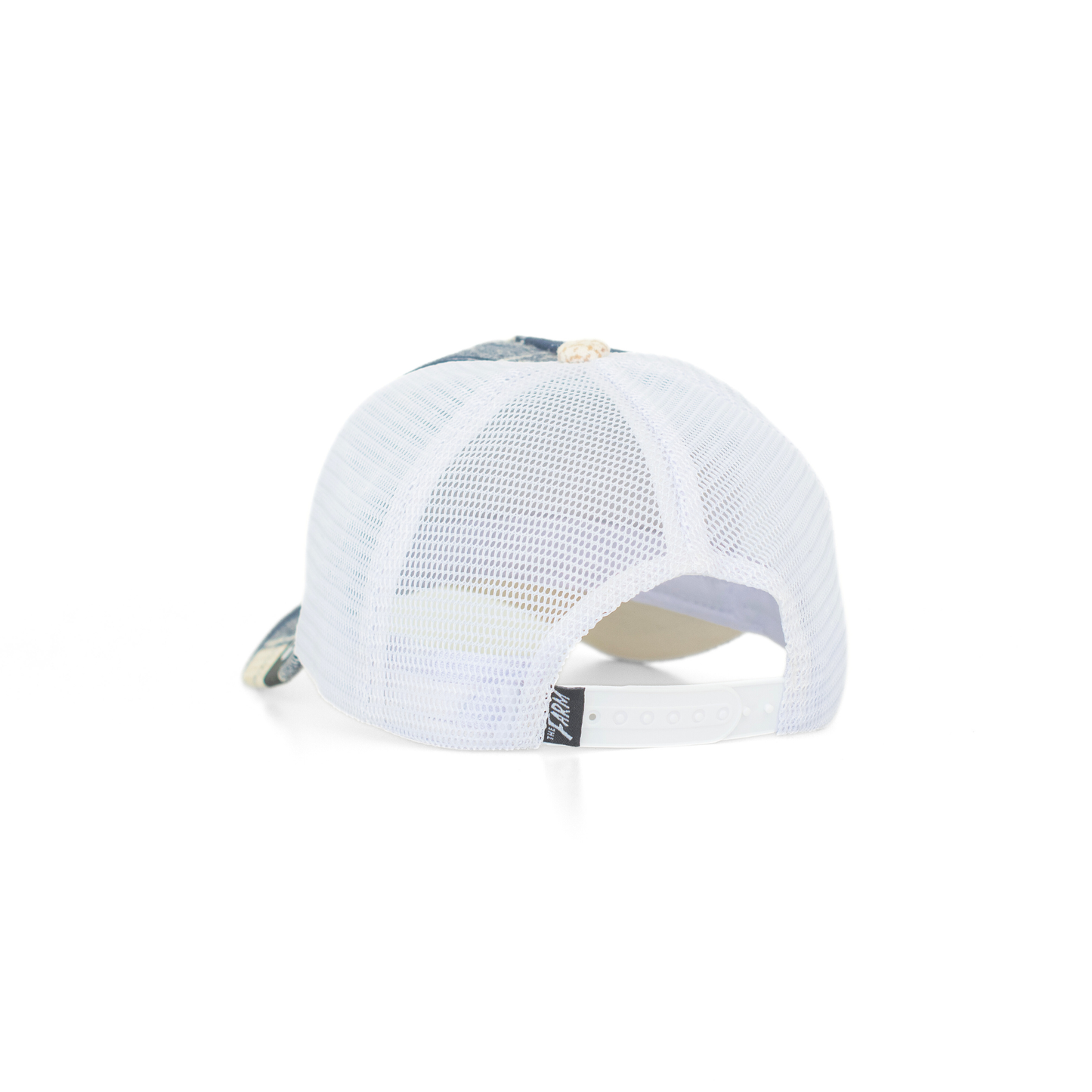 Punk Crest Check Mesh Trucker Cap