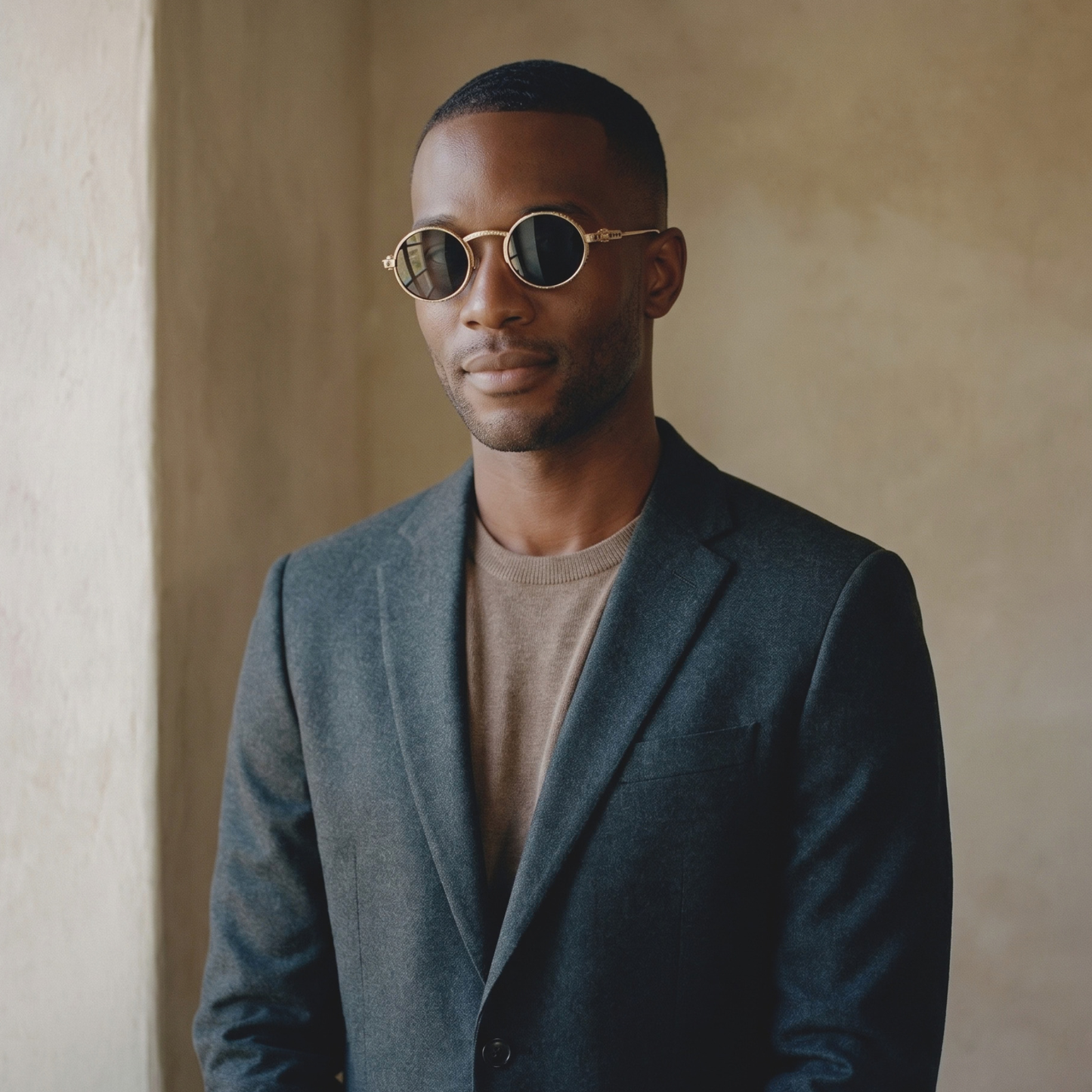 LOWKAL Heritage Round-Frame Sunglasses