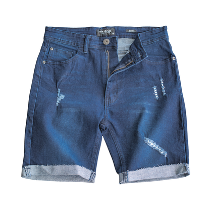 Ice Cut Off Distressed Denim Short