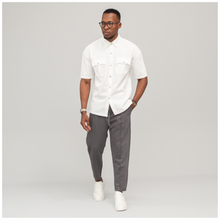 Load image into Gallery viewer, Urban Grey Tailored Jogger Pants
