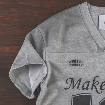 Make True No.10 Varsity V-Neck Tee