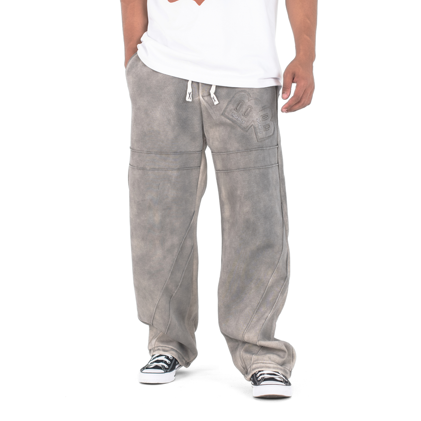 Urban Drift Heavywash Wide-Leg Joggers