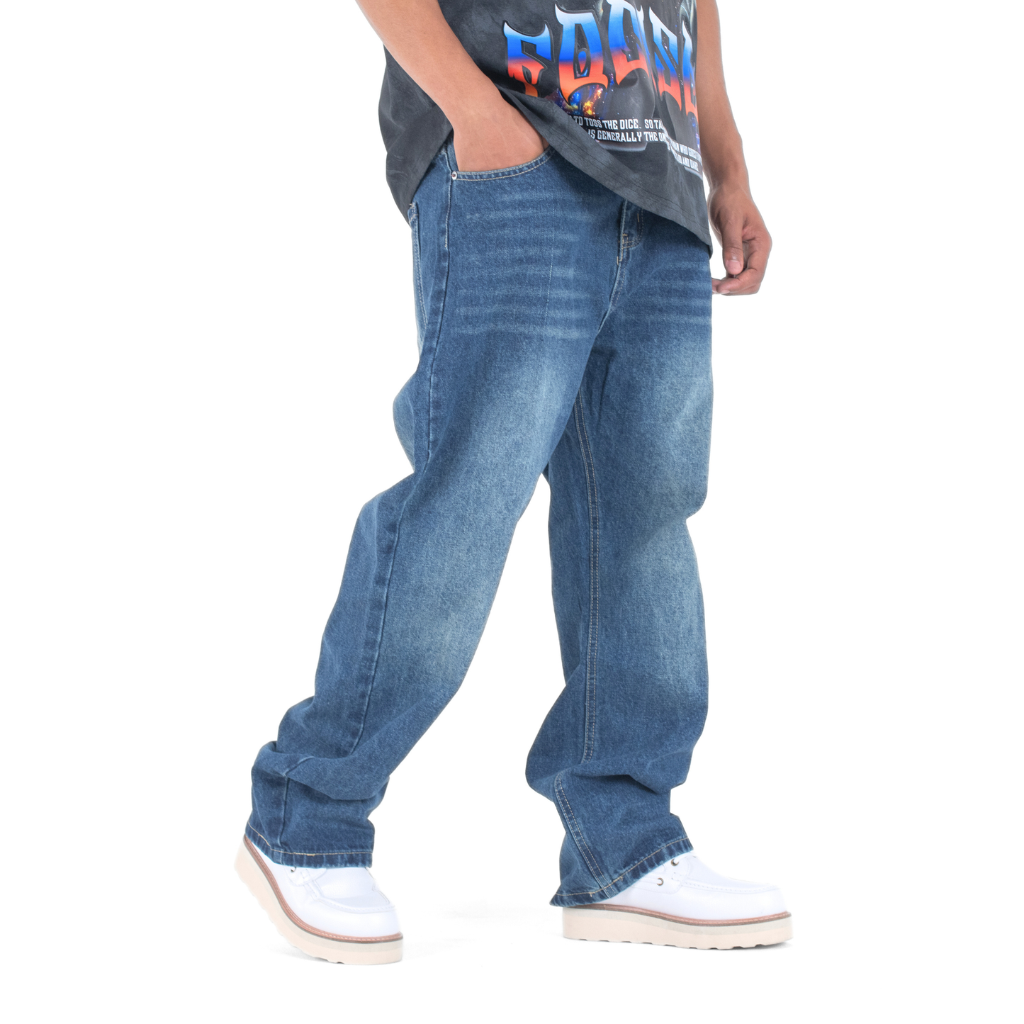 Classic Blue Ease Fit Denim