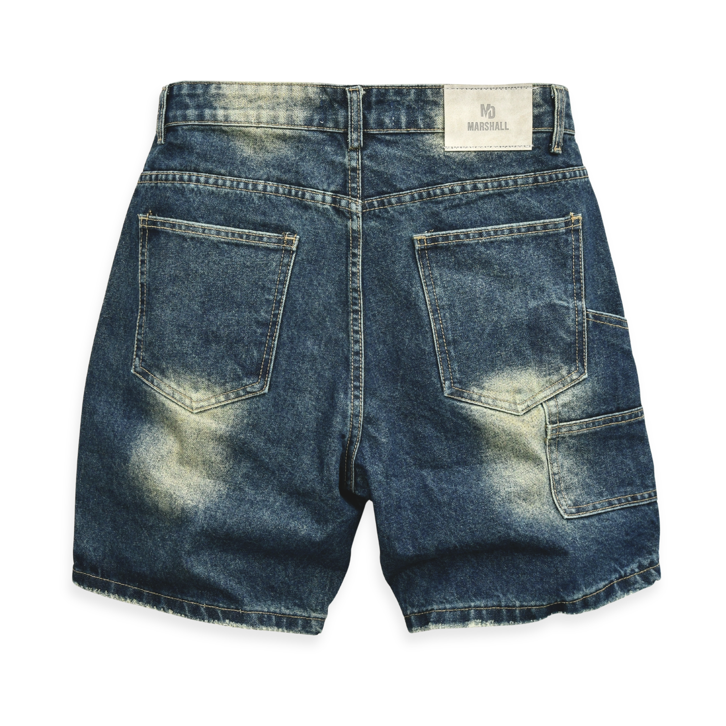 Urban Utility Distressed Denim Shorts