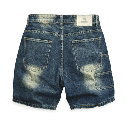 Urban Utility Distressed Denim Shorts