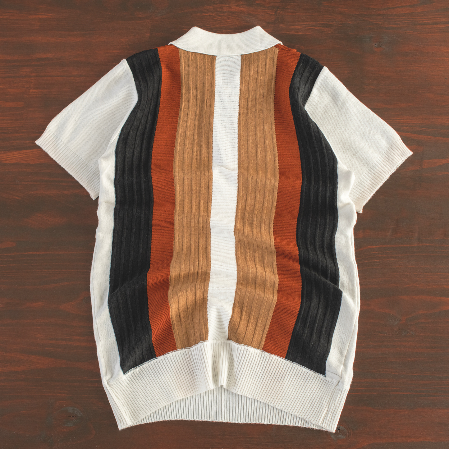 Urban Heritage Stripe Knit Polo
