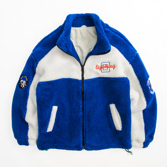 Men’s Colour Block Fleece Warm Jacket