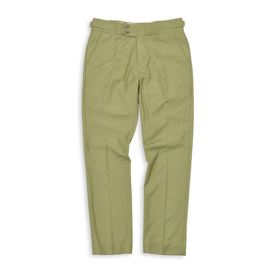 LOWKAL Tailored Utility Trouser – Vintage Olive