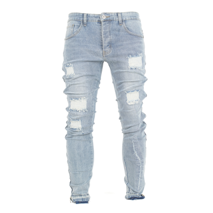 Glacier Grind Distressed Skinny Denim
