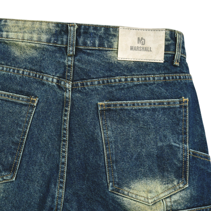 Urban Utility Distressed Denim Shorts