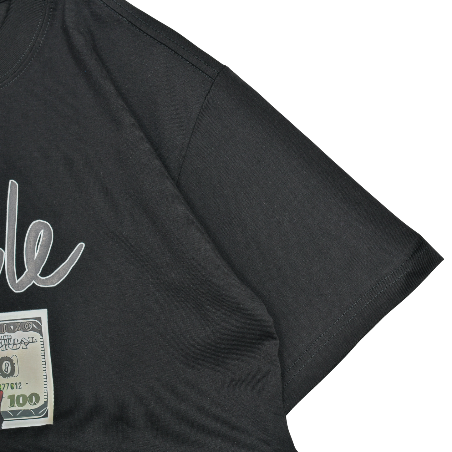 LOWKAL Hustle Graphic Oversized T-Shirt