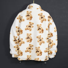 Load image into Gallery viewer, Men Teddy Bear Fleece Fluffy Winter Reversible Jacket Only.
