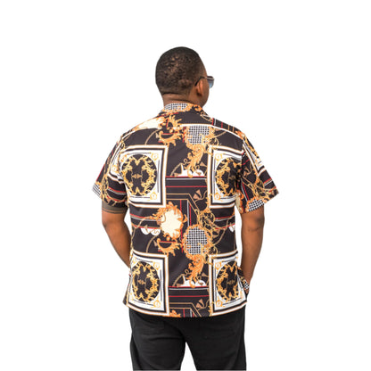 Lowkal Baroque Print Shirt