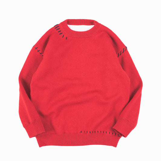 Threadline Stitch Knit Sweater