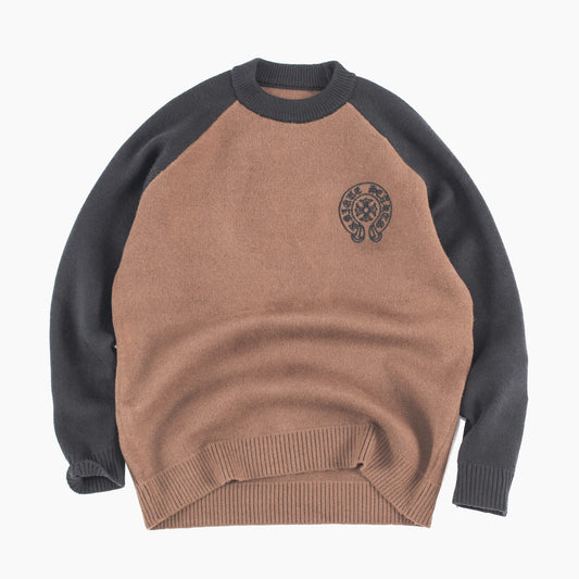 Two-Tone Heritage Knit Sweater