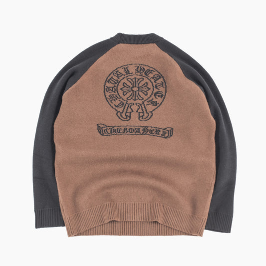 Two-Tone Heritage Knit Sweater