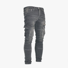 Load image into Gallery viewer, LANNIU Stacked Cargo Denim
