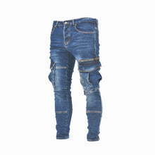 Load image into Gallery viewer, LANNIU Stacked Cargo Denim
