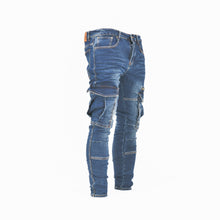 Load image into Gallery viewer, LANNIU Stacked Cargo Denim
