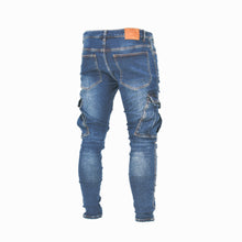 Load image into Gallery viewer, LANNIU Stacked Cargo Denim
