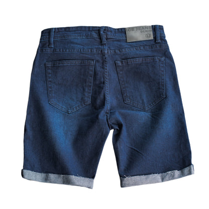 Ice Cut Off Distressed Denim Short