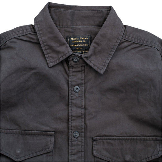 Men’s Casual Pocket Thicken Cotton Long Sleeve Shirt