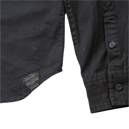Men’s Casual Pocket Thicken Cotton Long Sleeve Shirt