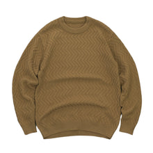 Load image into Gallery viewer, Zigzag Textured Knit Sweater
