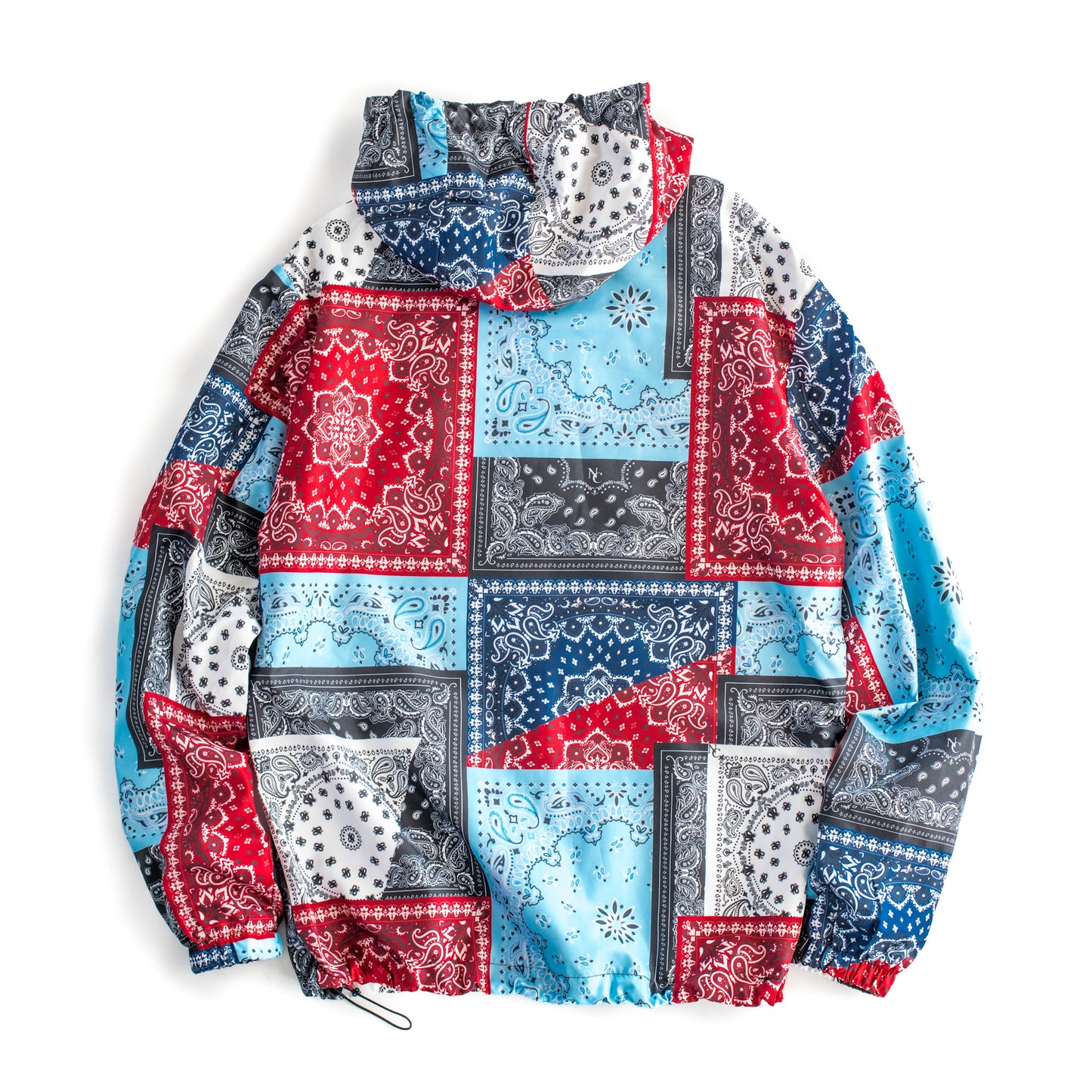 Bandana Patchwork Windbreaker Jacket