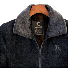 Load image into Gallery viewer, Midnight Weave Sherpa-Lined Tactical Jacket
