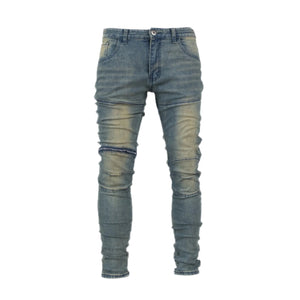 Iron Fade Moto Skinny Denim