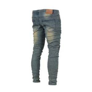 Iron Fade Moto Skinny Denim