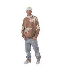 Load image into Gallery viewer, “Tag City” Oversized Graffiti Crewneck Sweatshirt
