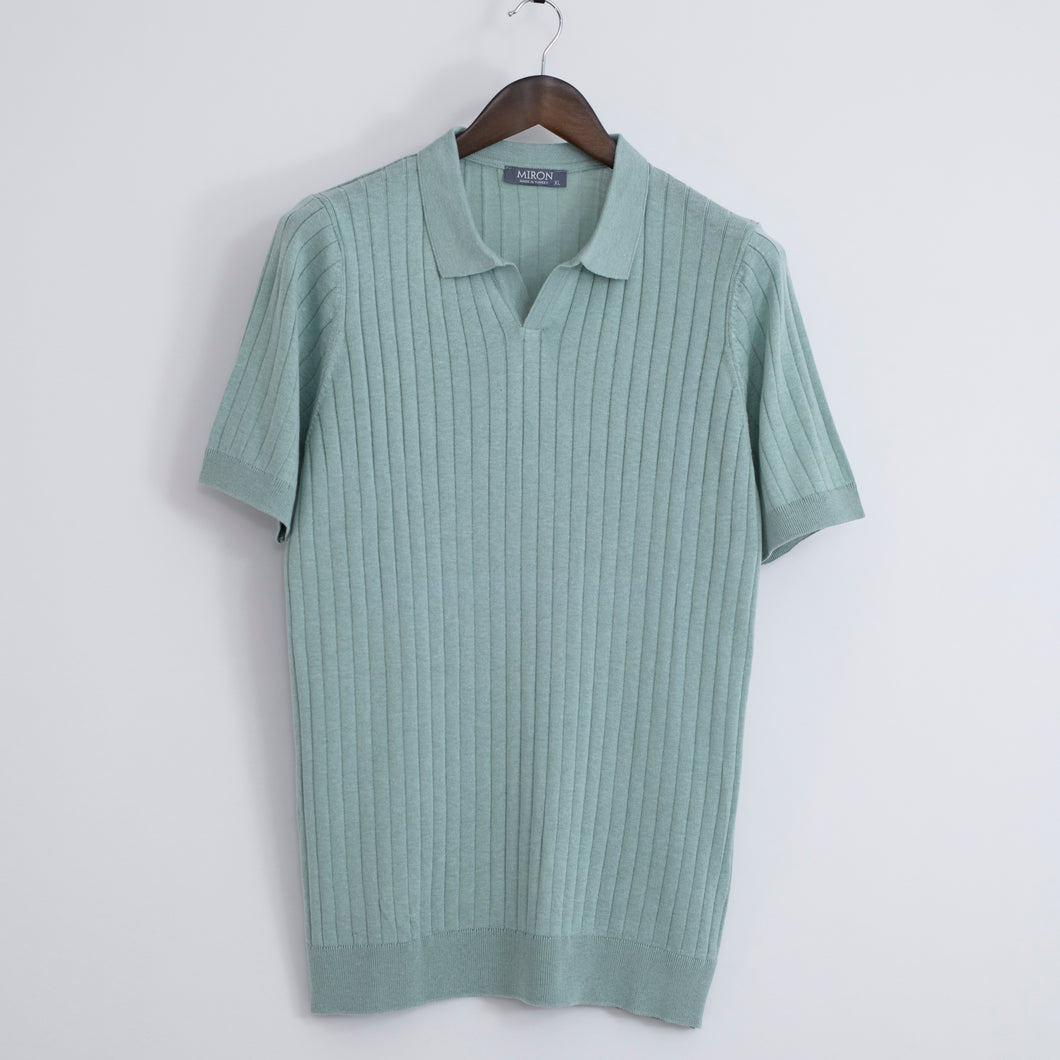 Miron Knitted Polo T Shirt