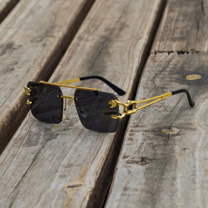 Fashion Geometric Pc Square Frameless Men's Sunglasses