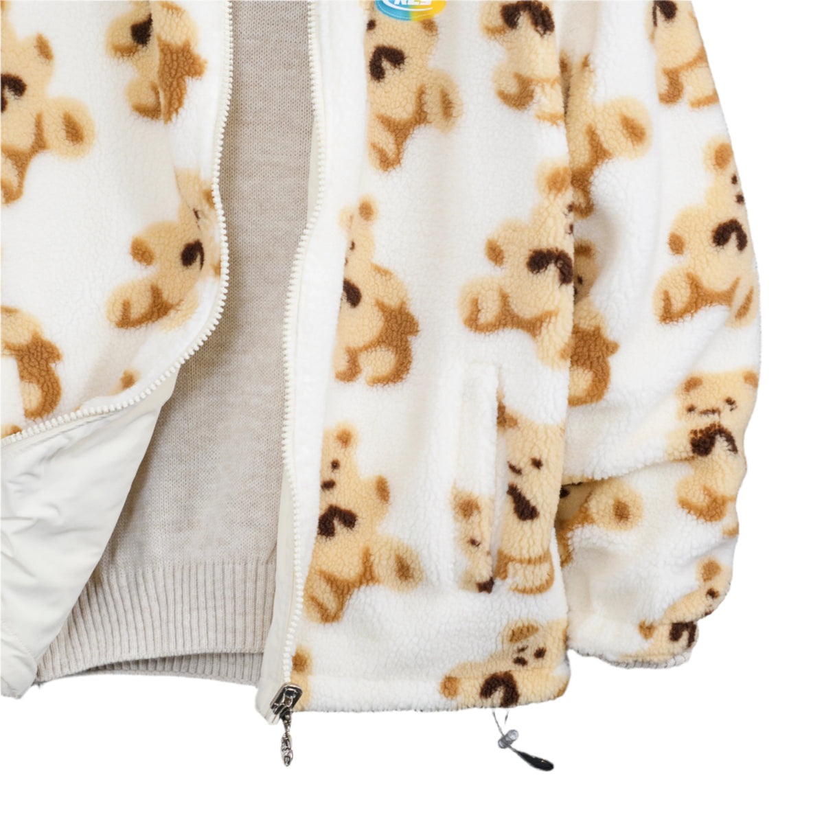 Men Teddy Bear Fleece Fluffy Winter Reversible Jacket Only. β LOWKAL SA