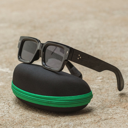 Men Rectangular Acetate R01 Designer Sunglasses