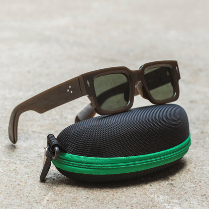 Men Rectangular Acetate R01 Designer Sunglasses