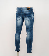 Load image into Gallery viewer, Distressed ripped Denim FOG Yellow
